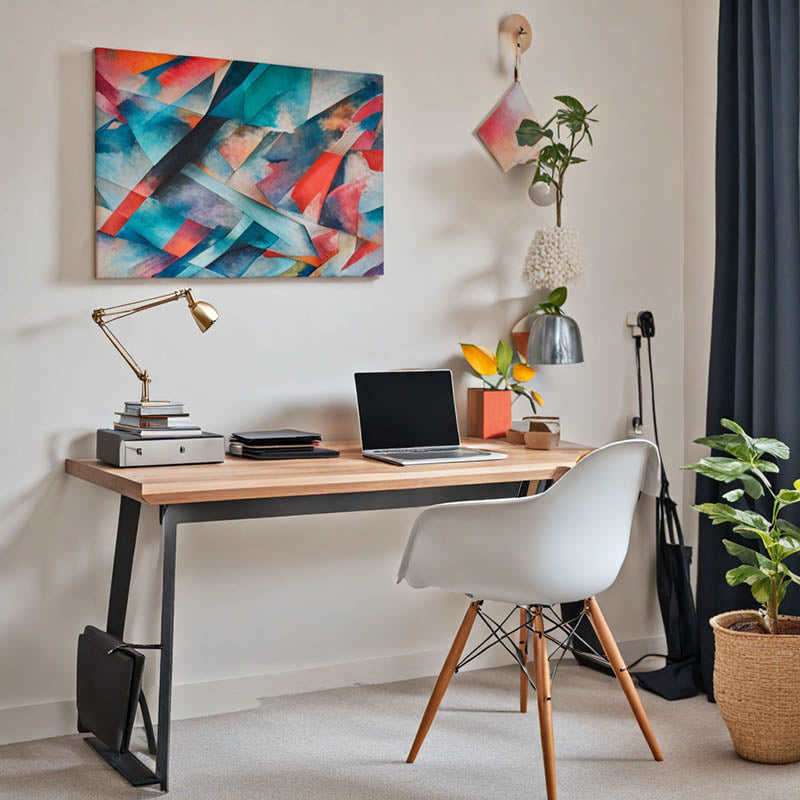 Adopter l'art abstrait au bureau : Conseils simples et pratiques