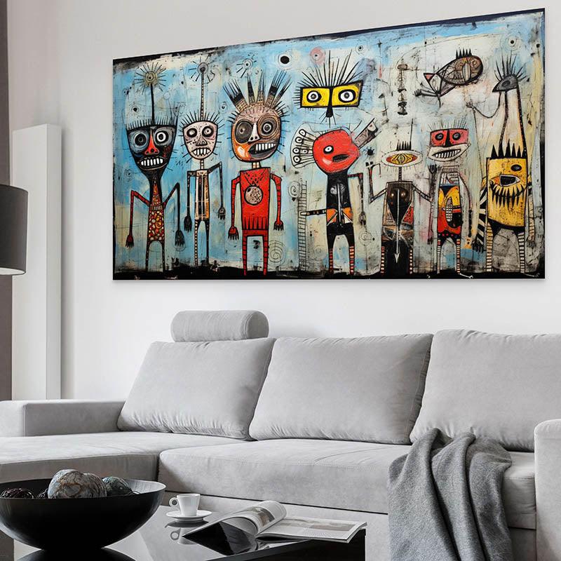 Tableau Street Art Basquiat Montableaudeco