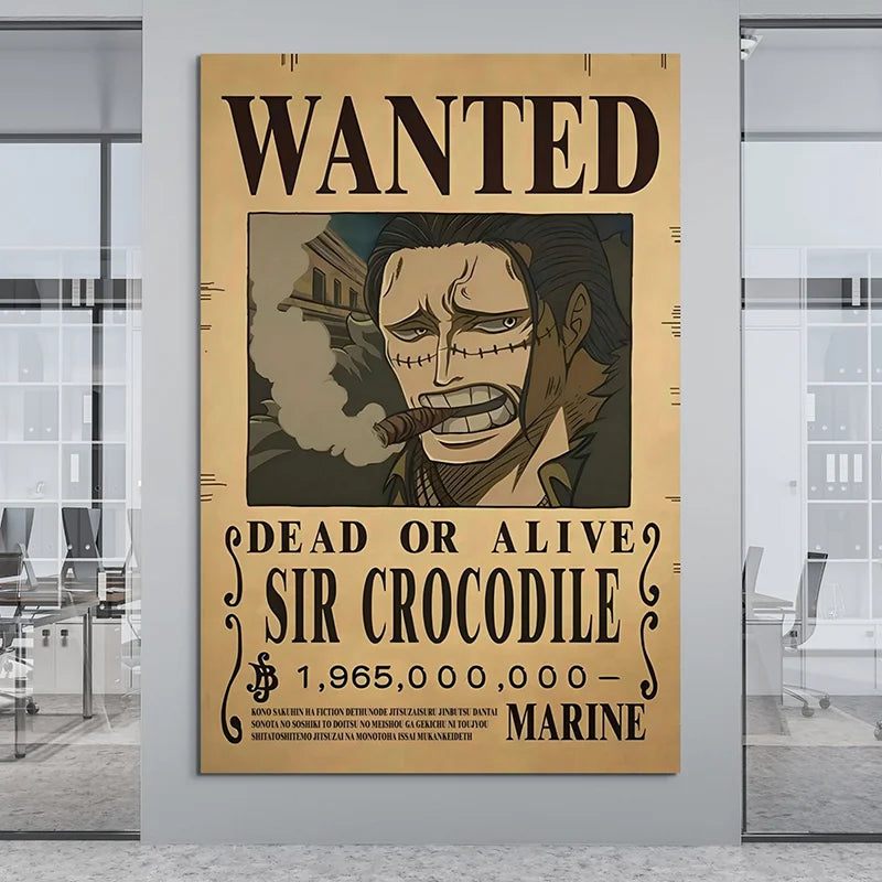 Poster One piece Dead or Alive Crocodile