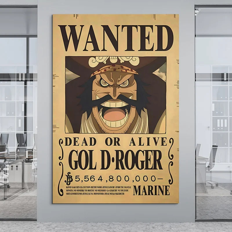 Poster One piece Dead or Alive Gold Roger