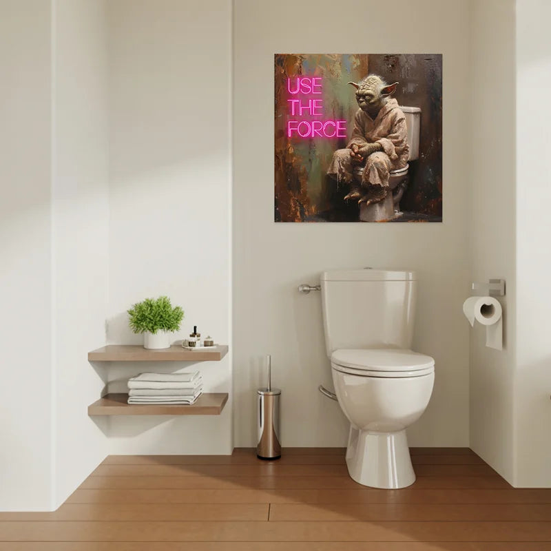 Street Art Star Wars Yoda fun et décalé pour salon moderne