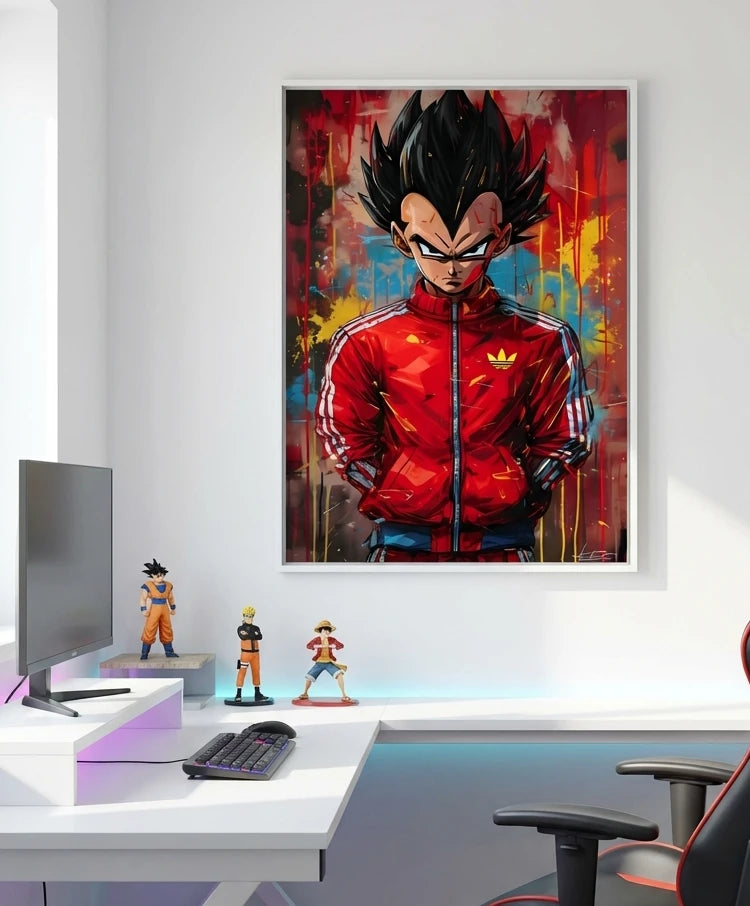 Tableau Dragon Ball sur toile, déco murale anime moderne