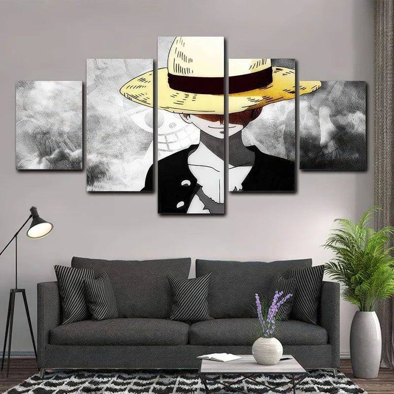 Tableau One piece 5 panneaux Montableaudeco