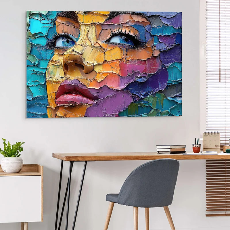 Tableau décoratif contemporain pour salon design et moderne