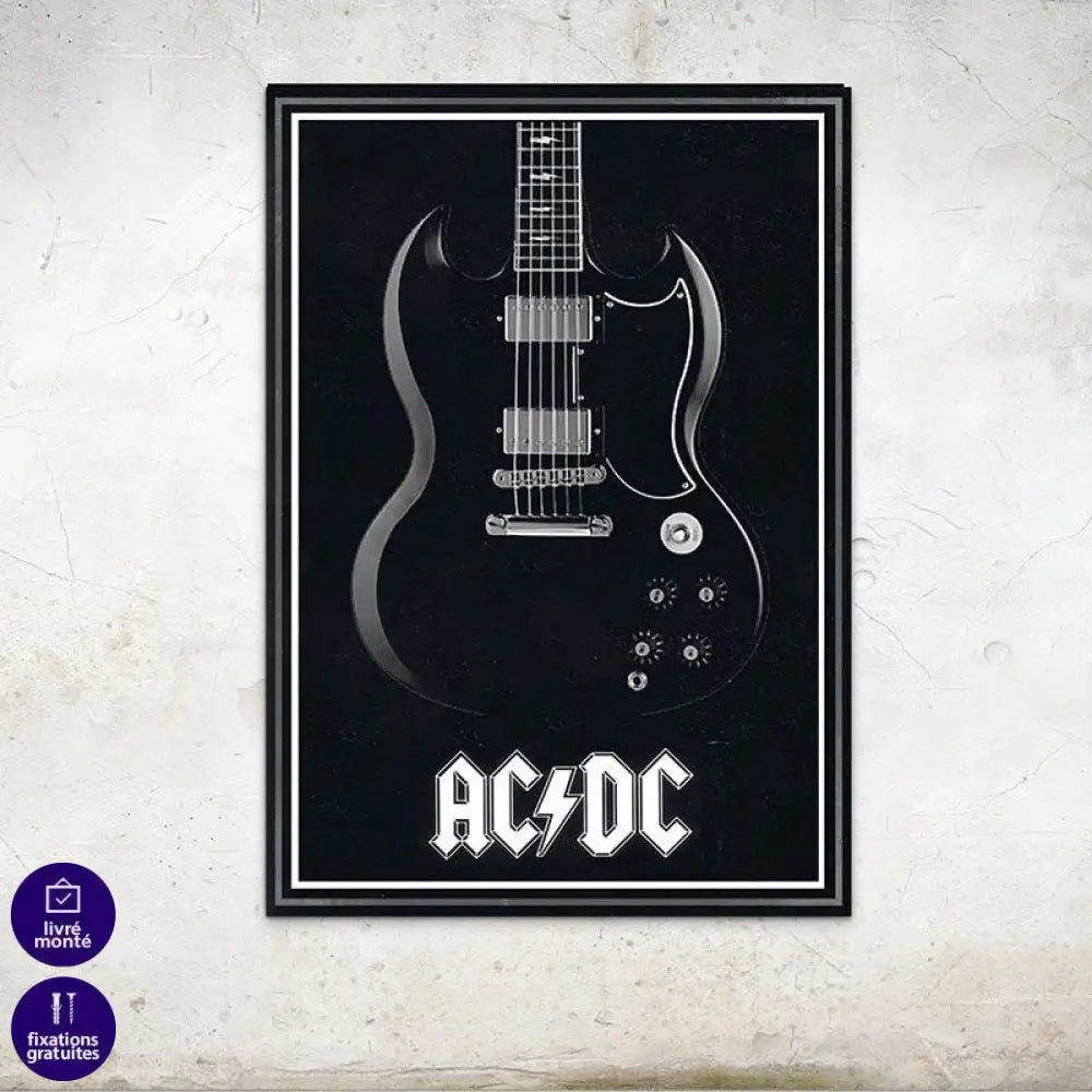 Affiche Concert ACDC - Montableaudeco