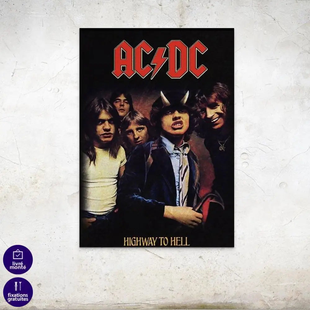 Affiche Concert ACDC - Montableaudeco