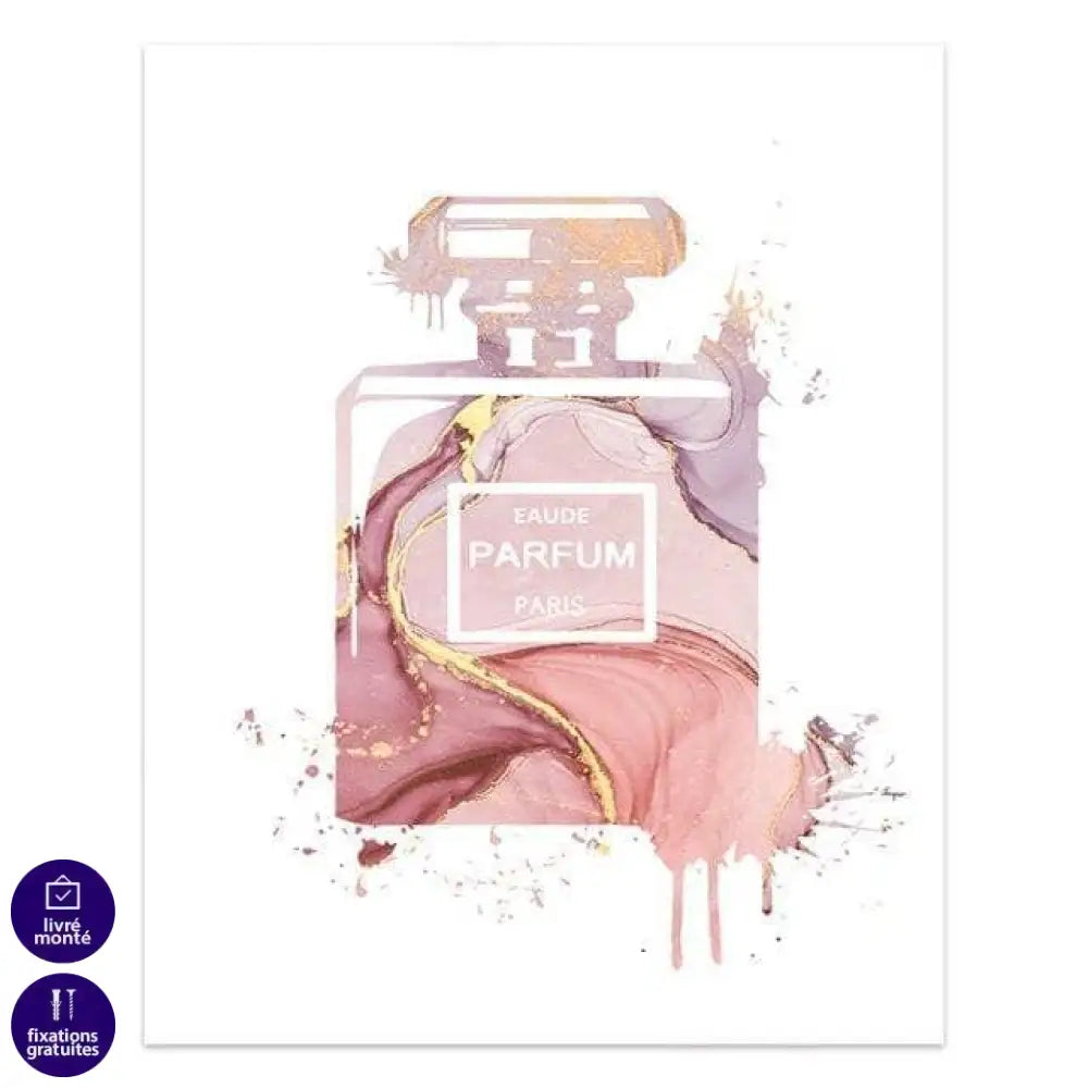 Affiche Fashion Le Parfum Collection 7 Pièces - Montableaudeco