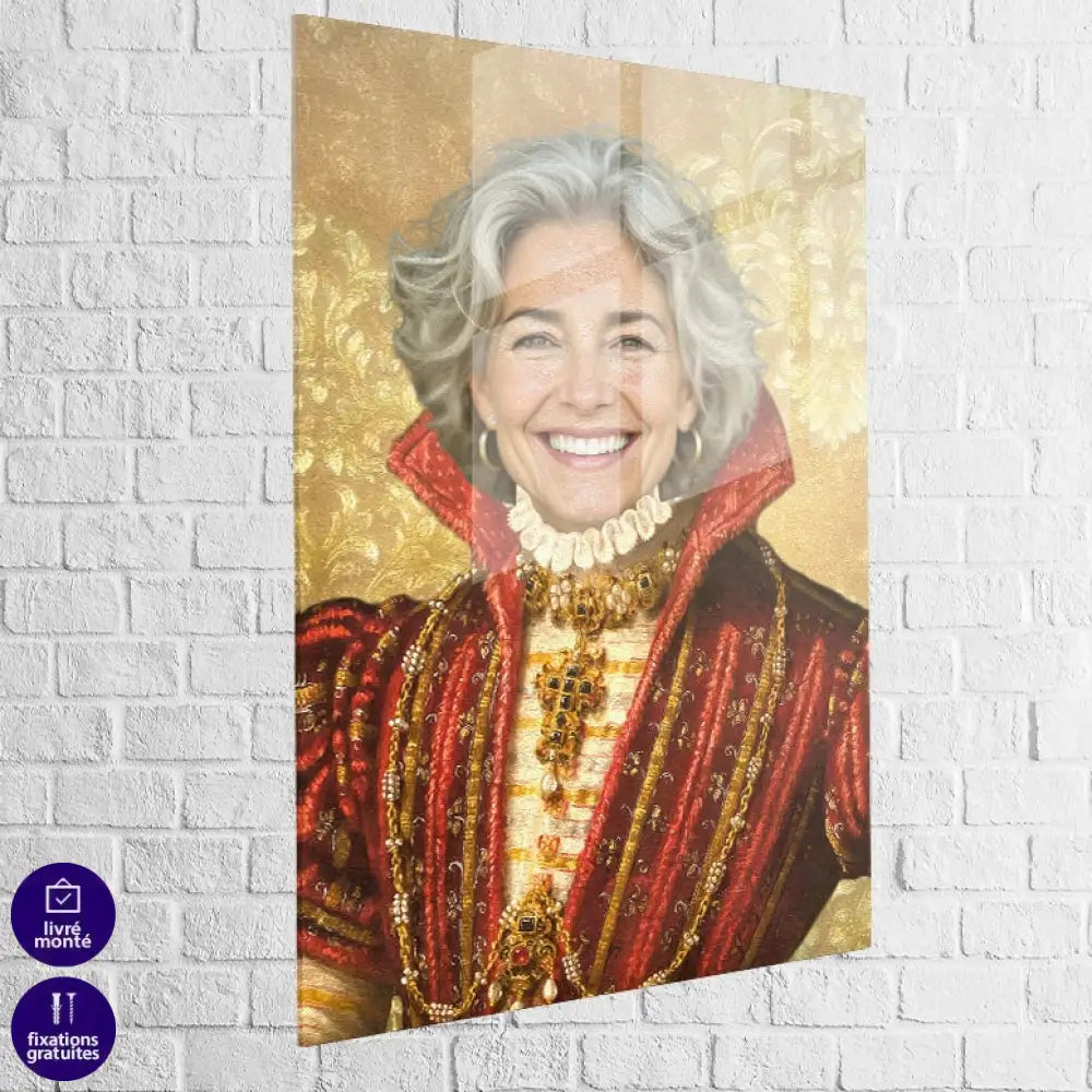 Décoration murale élégante tableau royal sur mesure