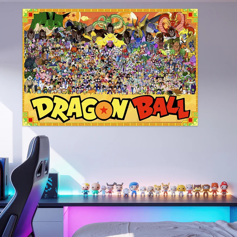 poster dragon ball couleur haute définition pour salon