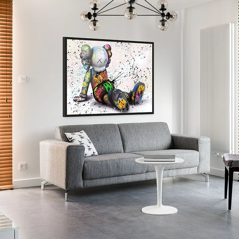 street art coloré attitude rebelle déco urbaine moderne