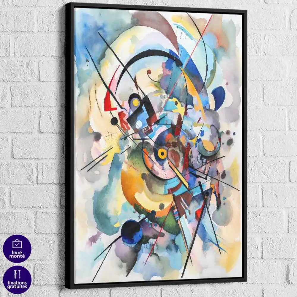 Tableau Abstrait Géométrie - Montableaudeco