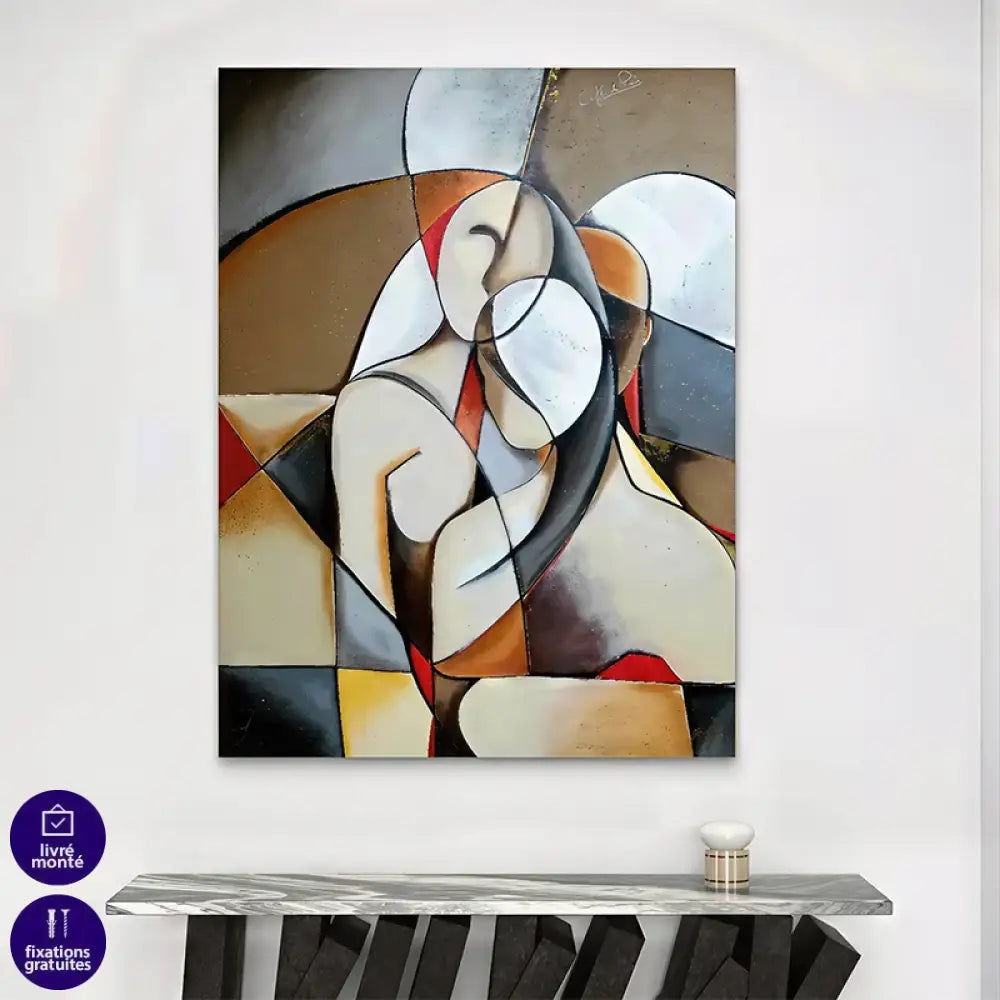 Tableau Abstrait Le Couple Tableau Abstrait