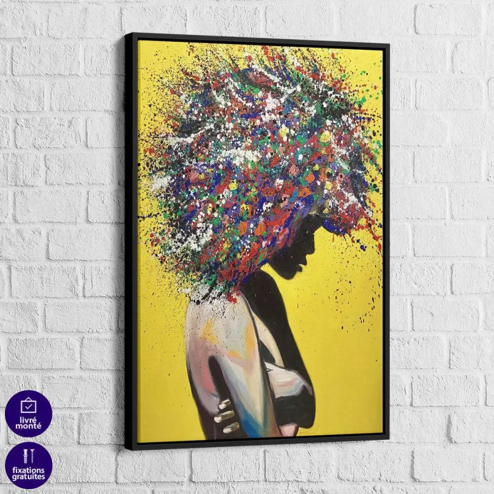 Tableau Afrique La Femme Moderne - Montableaudeco