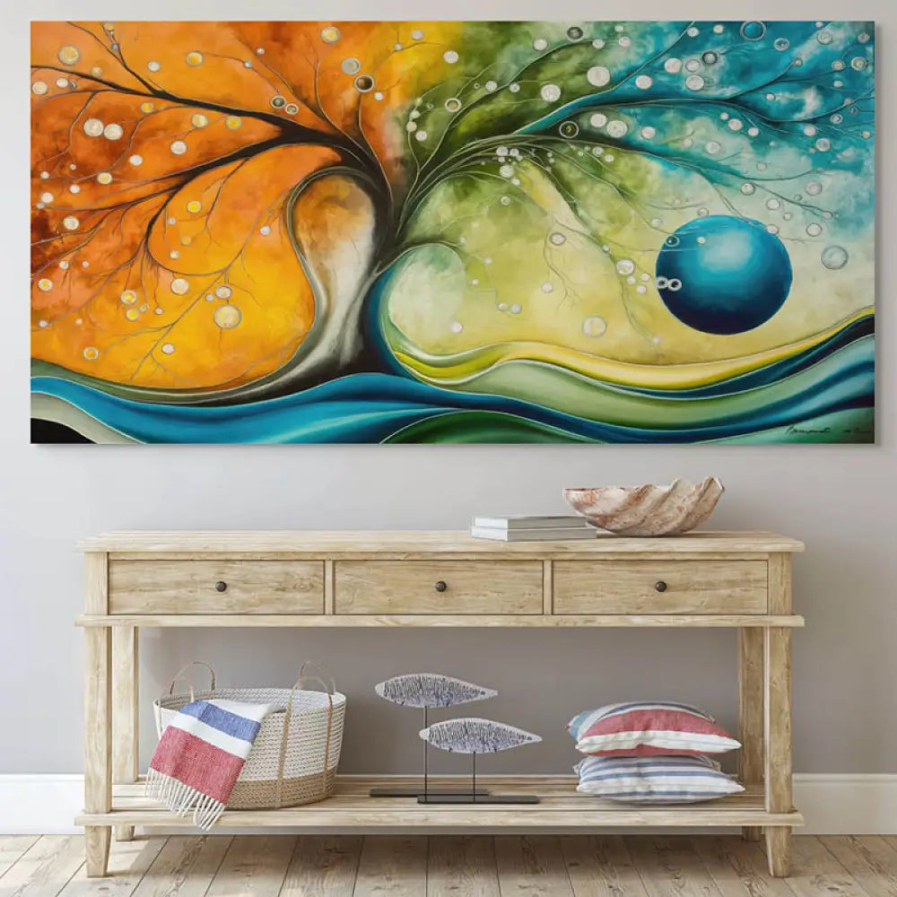 tableau asbtrait coloré