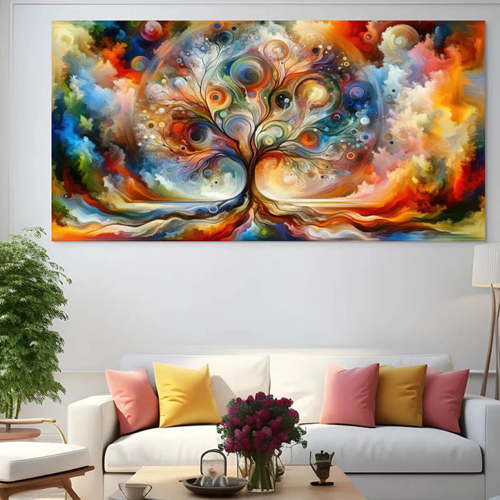 Tableau Arbre de Vie Symphonie des Couleurs 2