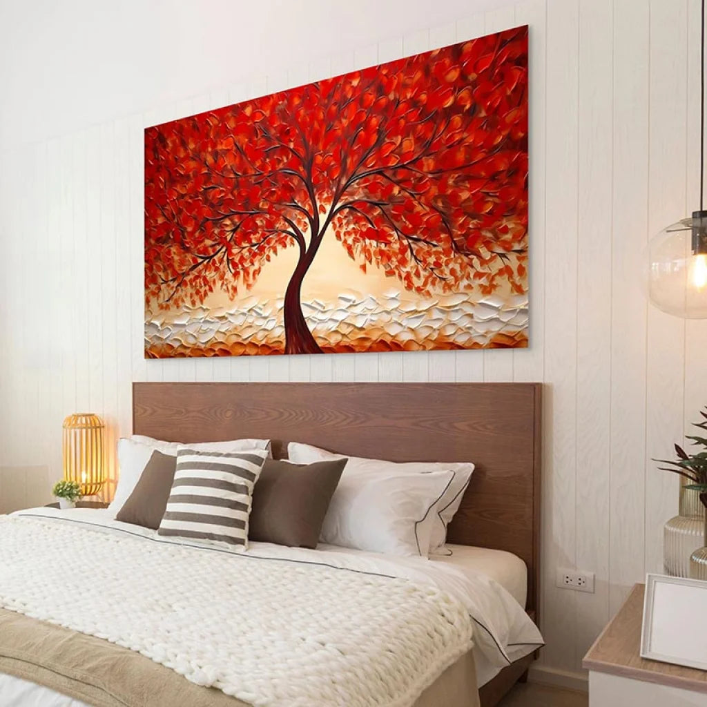 Tableau Arbre Lumière d’Automne Tableau Arbre