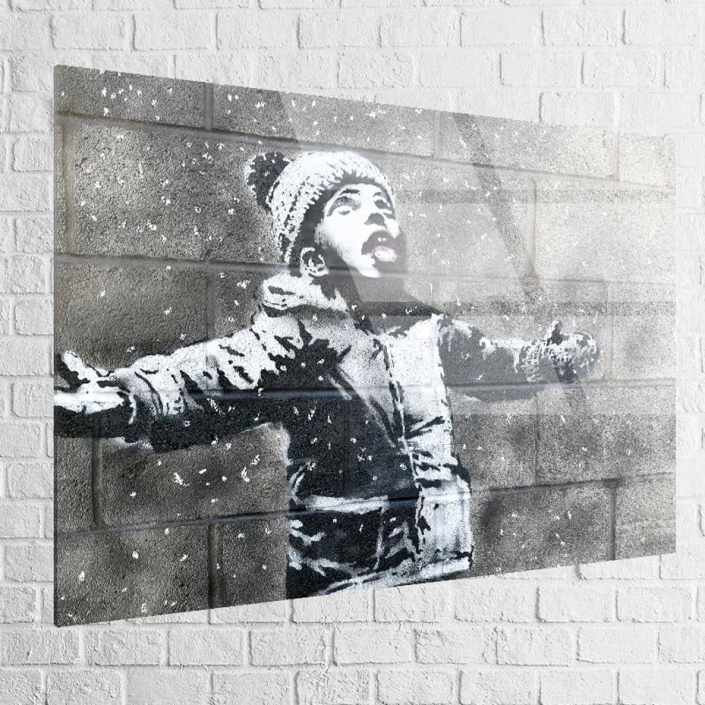 Tableau Banksy Ash Boy 40x60cm / Plexiglas Tableau Banksy