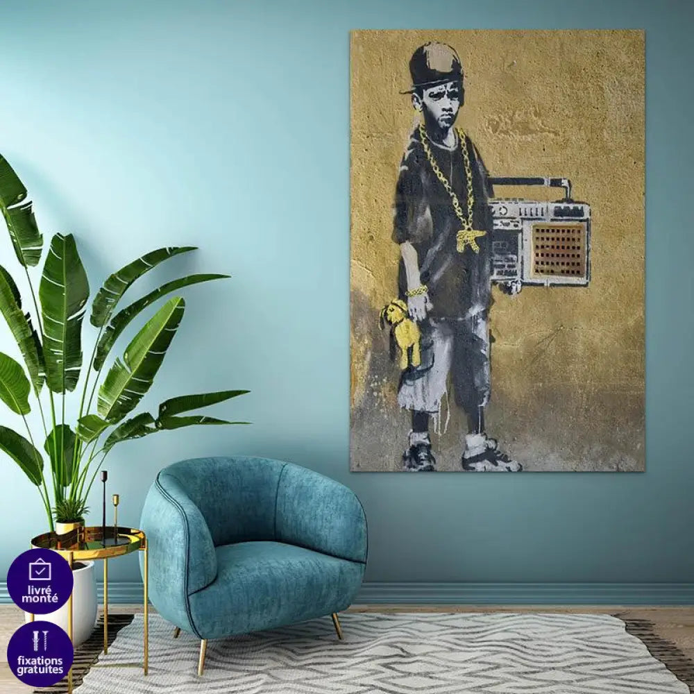 Tableau Banksy Ghetto Boys - Montableaudeco
