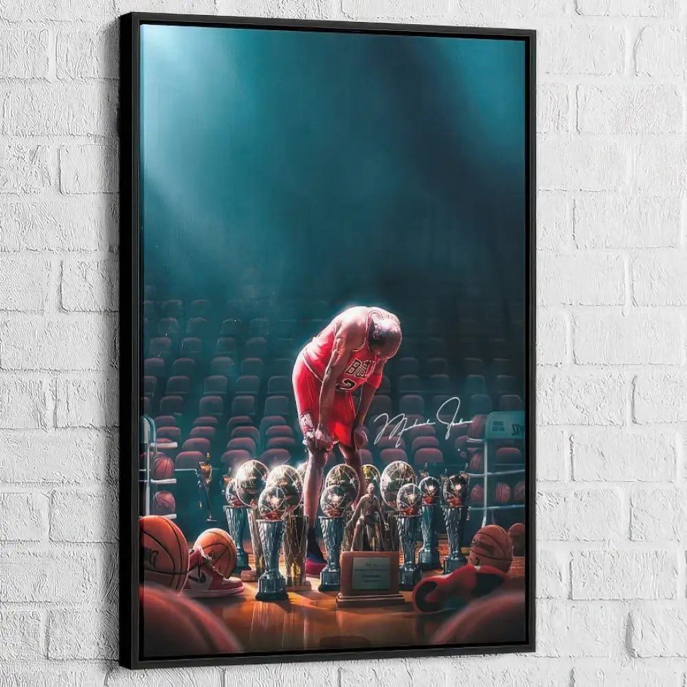 Tableau déco basket légende NBA Michael Jordan