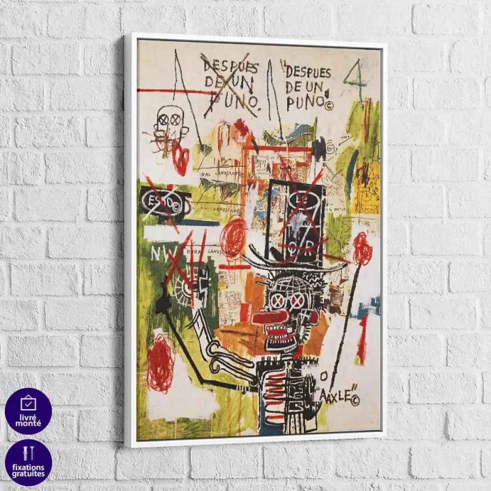 Tableau Basquiat After Puno - Montableaudeco