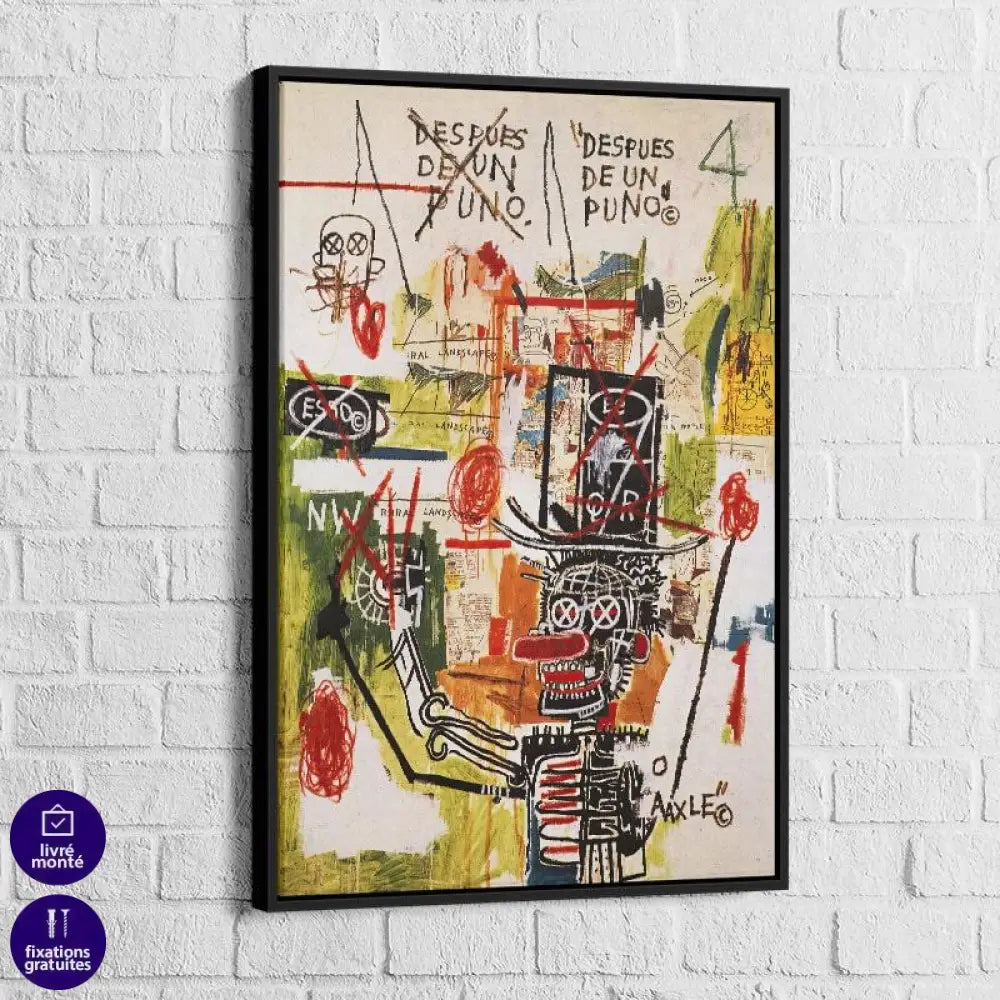 Tableau Basquiat After Puno - Montableaudeco