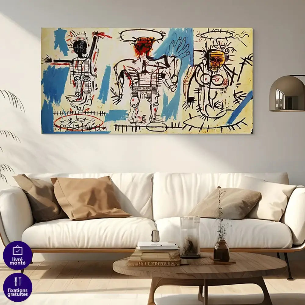 basquiat baby boom composition triptyque énergie néo-expressionniste