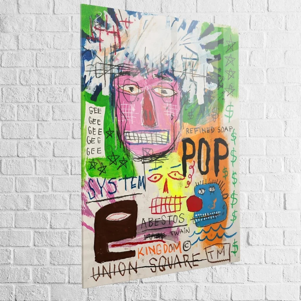 Tableau Basquiat Masterpiece 60-88 40x60cm / Plexiglas Tableau Basquiat