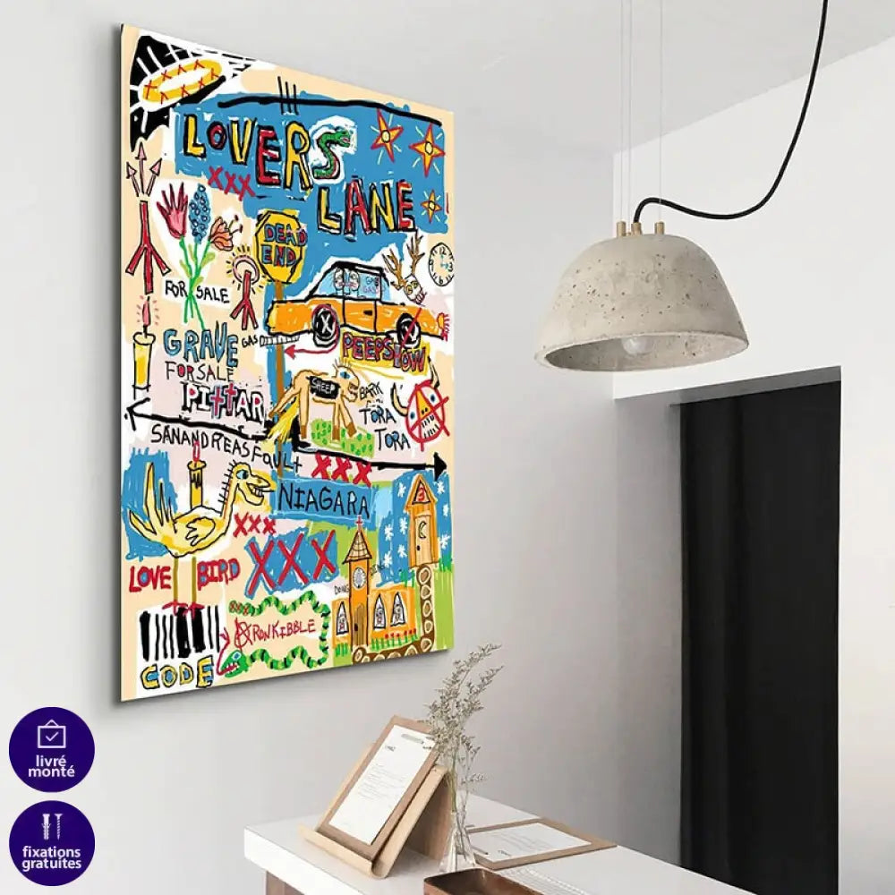 Tableau Basquiat Rêves Urbains 1