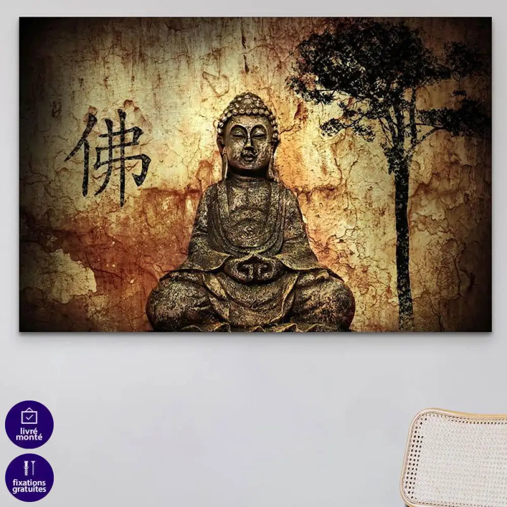 Tableau Bouddha Arbre - Montableaudeco