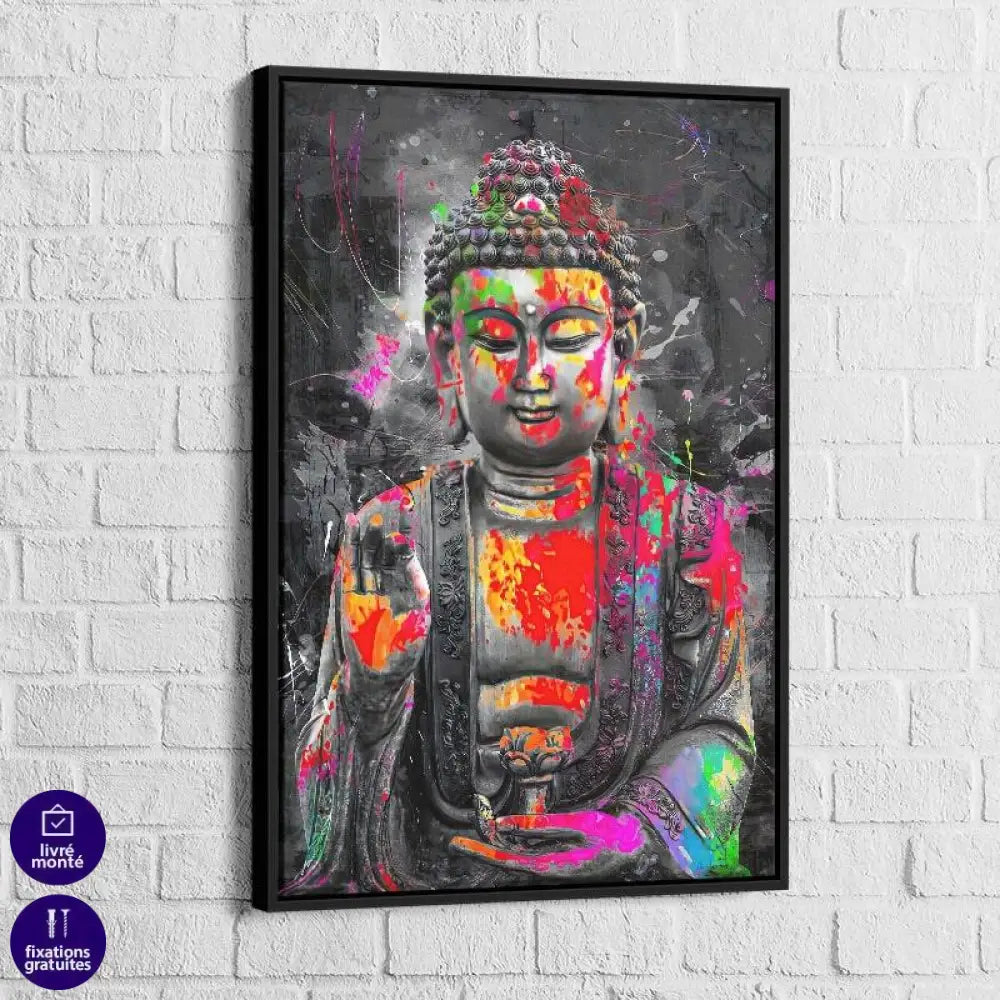 Tableau Bouddha Coloré - Montableaudeco