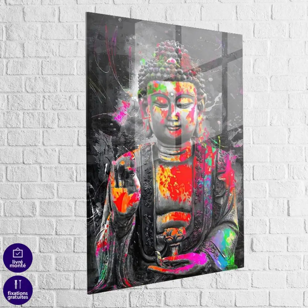 Tableau Bouddha Coloré - Montableaudeco