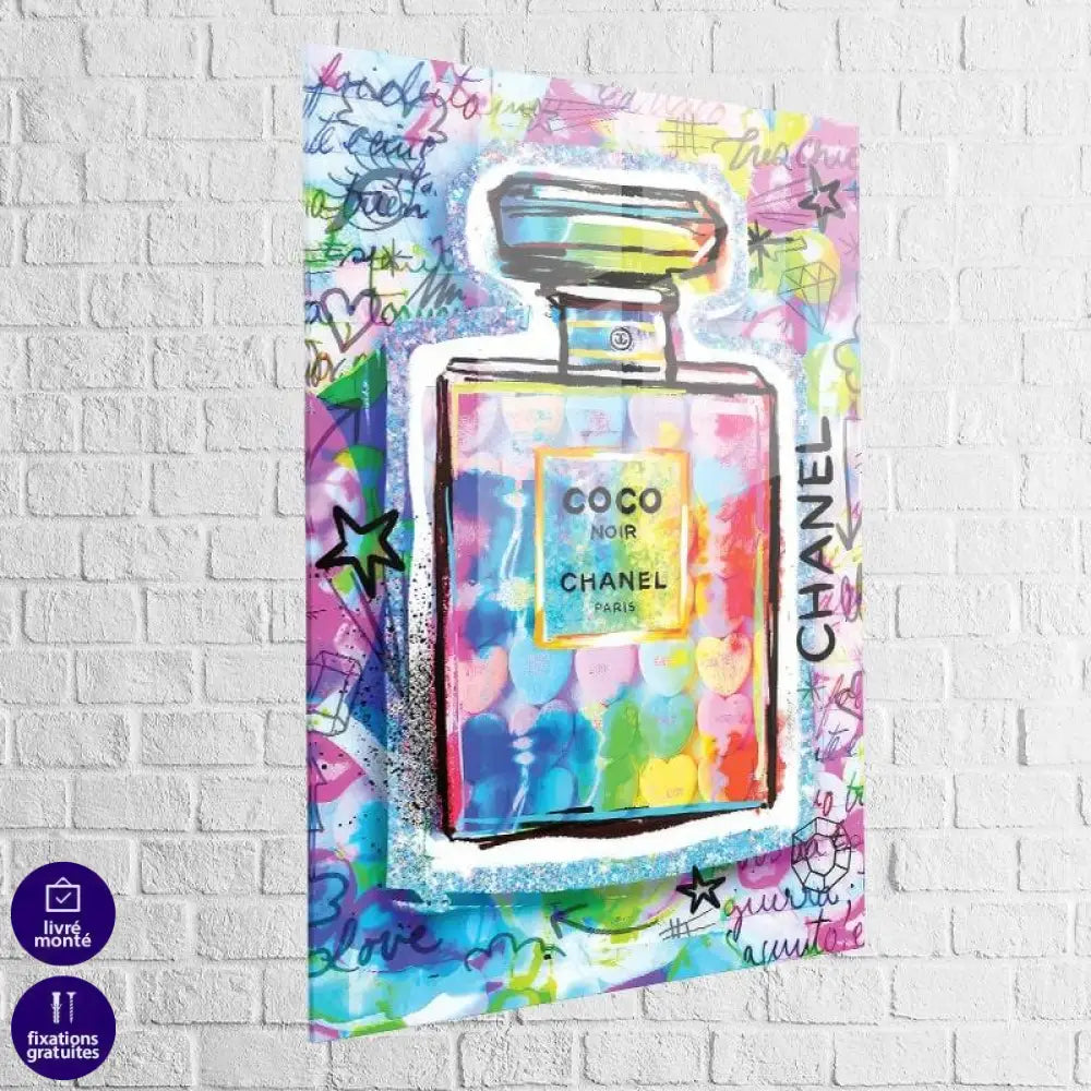 Tableau Chanel Coloré - Montableaudeco