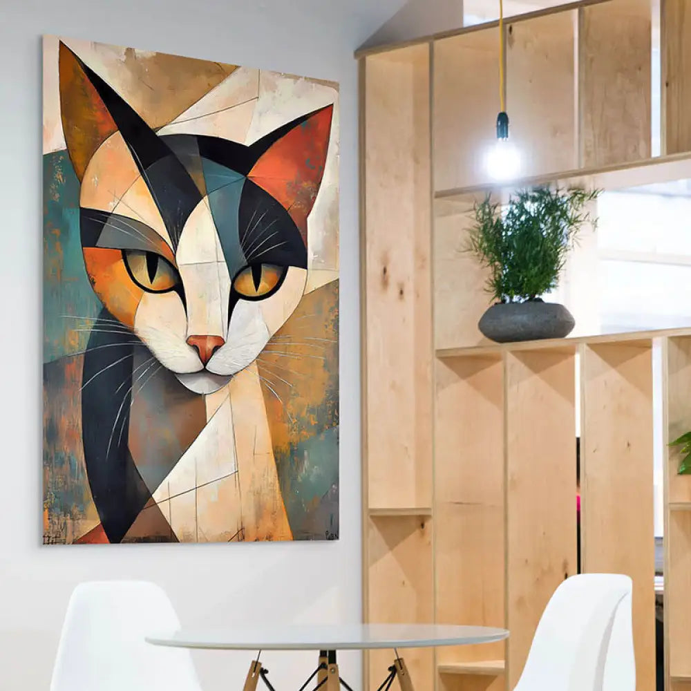 Tableau Chat à Facettes Tableau Chat