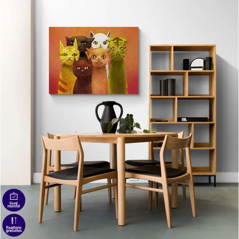 Tableau Chat Moderne - Montableaudeco