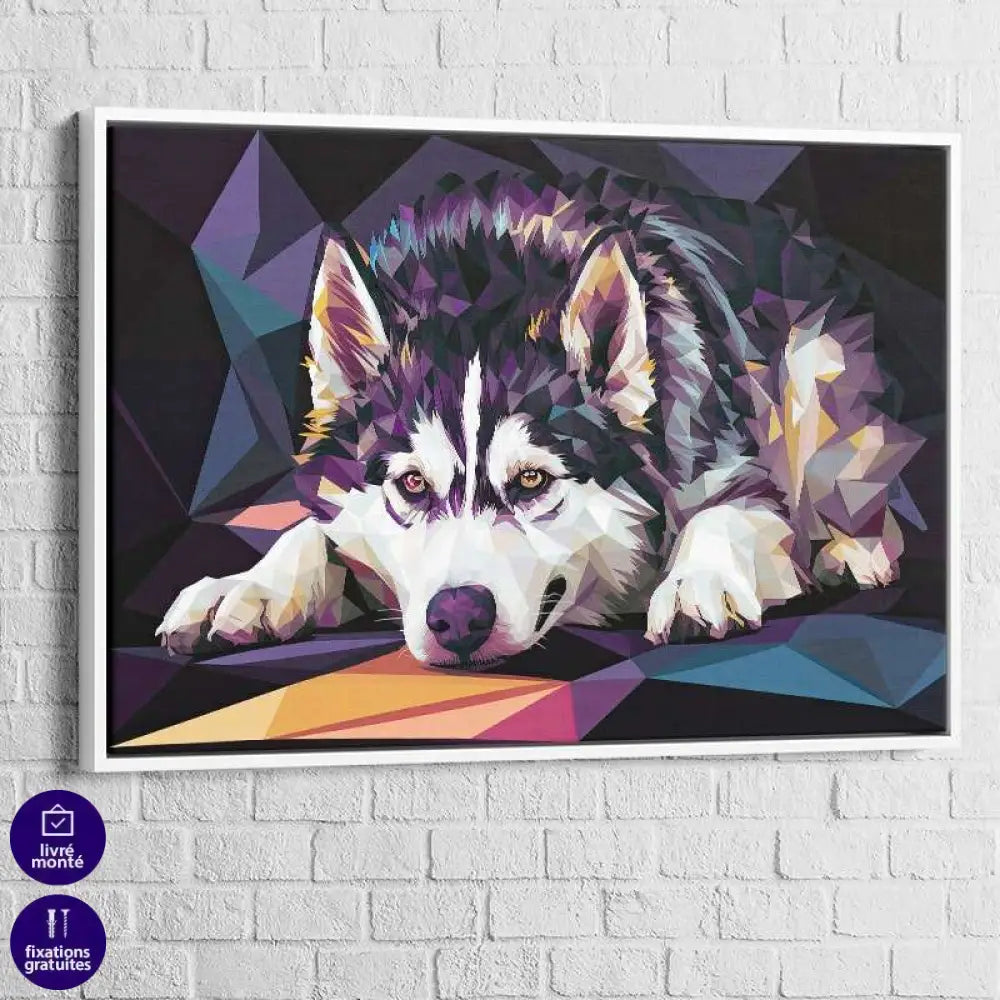 Tableau Chien | Husky de Sibérie | Profitez de L'Offre De Bienvenue d