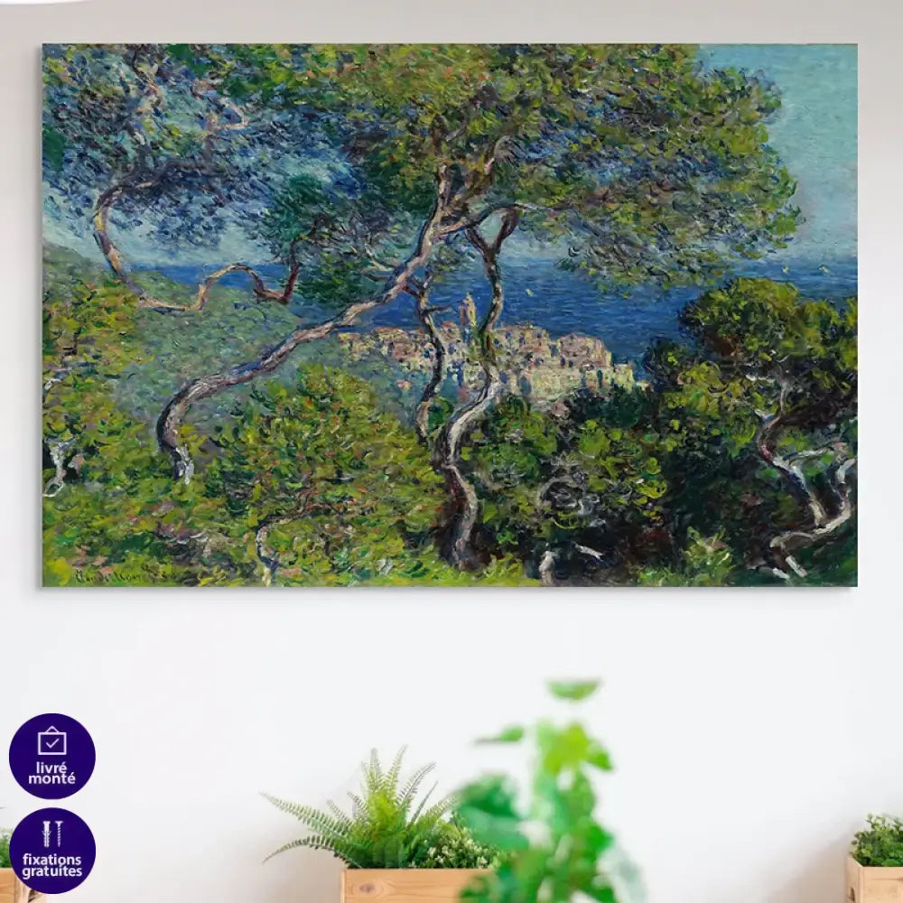 Reproduction peinture Villas à Bordighera Claude Monet 1884