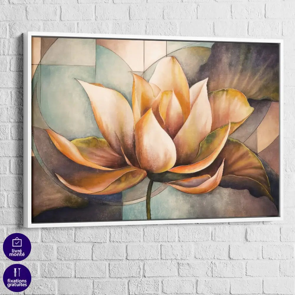 Tableau Contemporain Fleur e