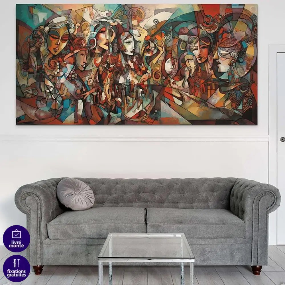 Tableau Contemporain Les Femmes Précieuses - Montableaudeco