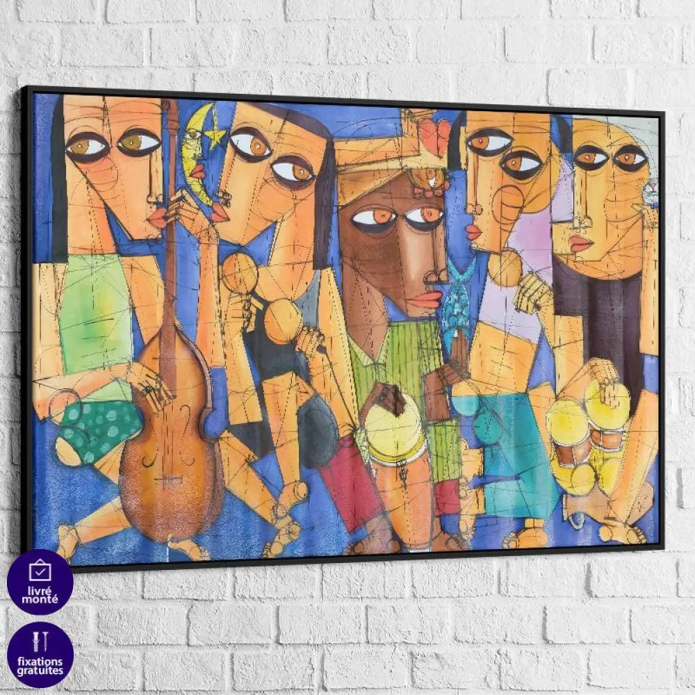 Tableau Contemporain Musique - Montableaudeco
