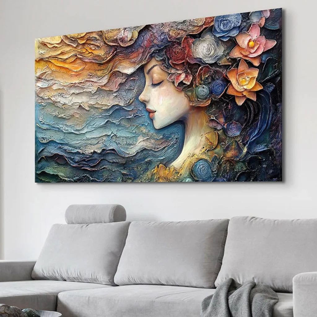 Tableau Contemporain Souffle du Printemps Tableau Contemporain