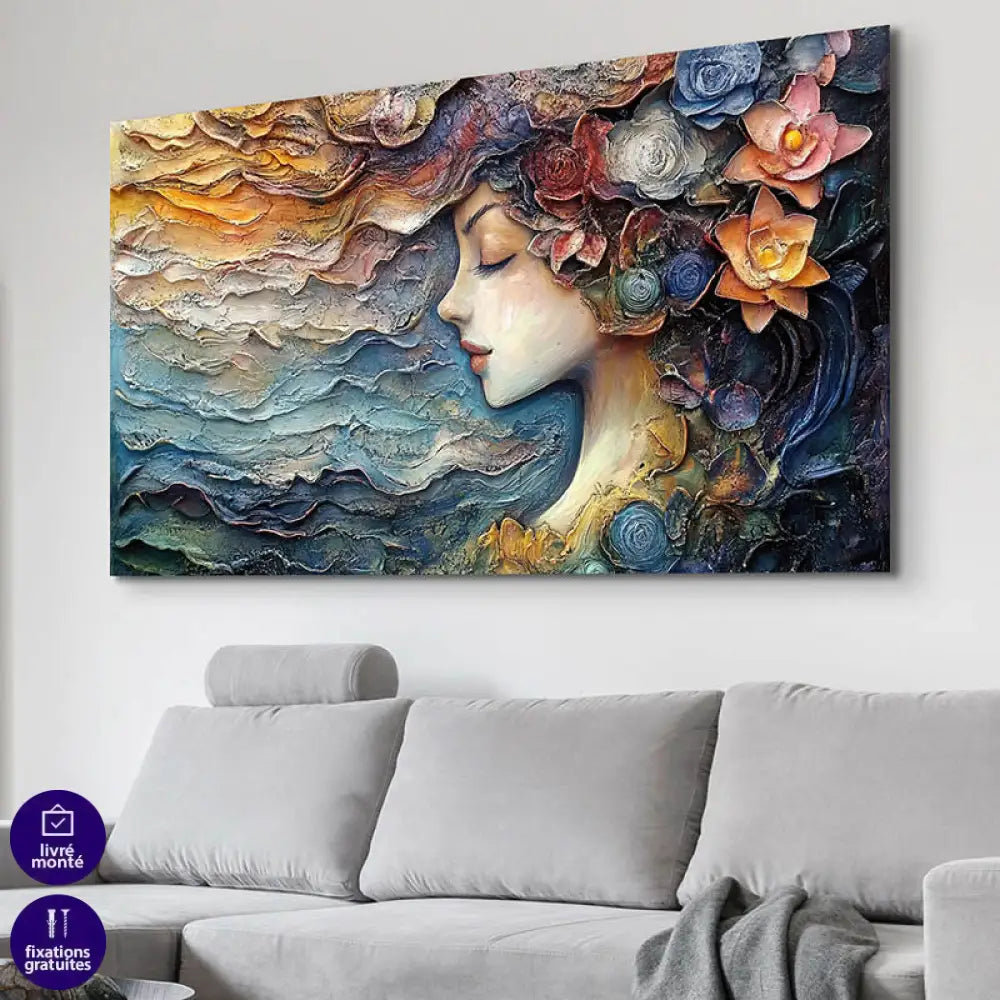 Tableau Contemporain Souffle du Printemps Tableau Contemporain