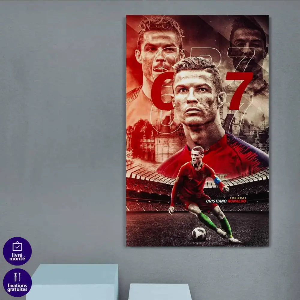Tableau Cristiano Ronaldo CR7 Légende - Montableaudeco