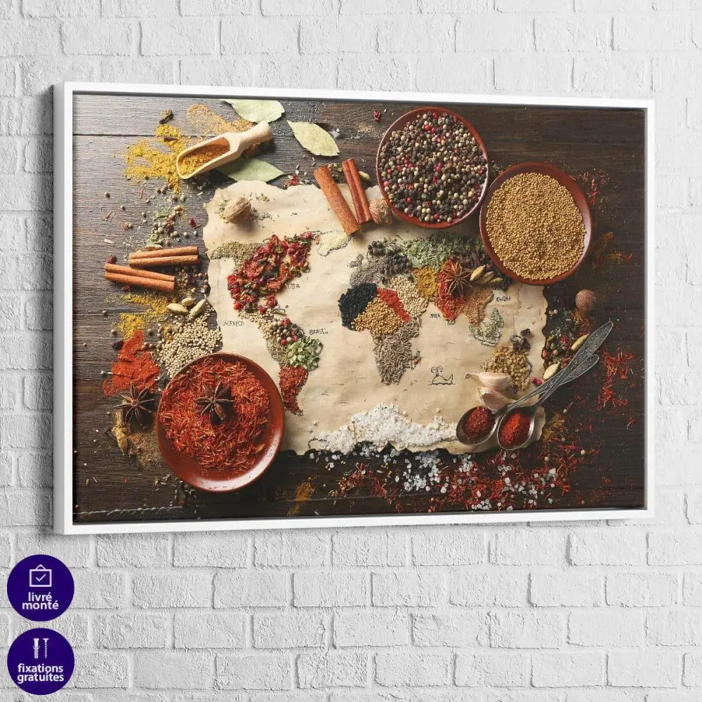 Tableau Cuisine | Carte du Monde | Profitez des Promos d