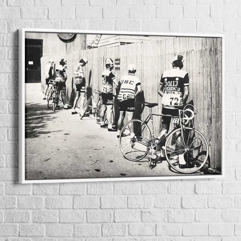 Tableau Cycliste Arrêt du Tour - Montableaudeco