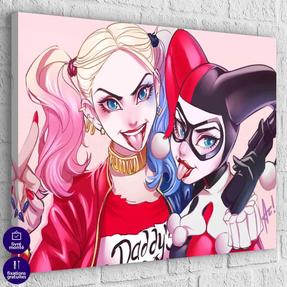 Tableau Marvel DC Comics Harley Quinn - Montableaudeco