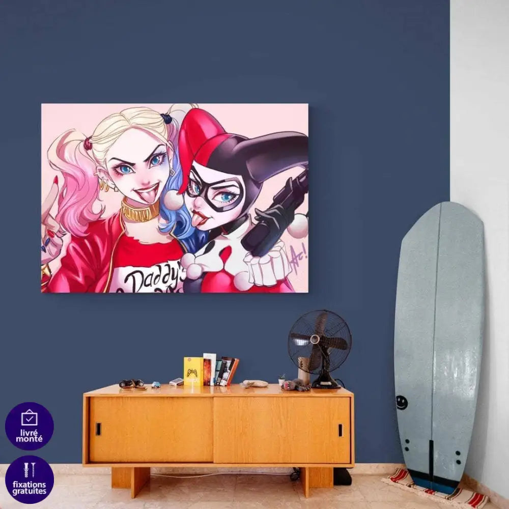 Tableau Marvel DC Comics Harley Quinn - Montableaudeco