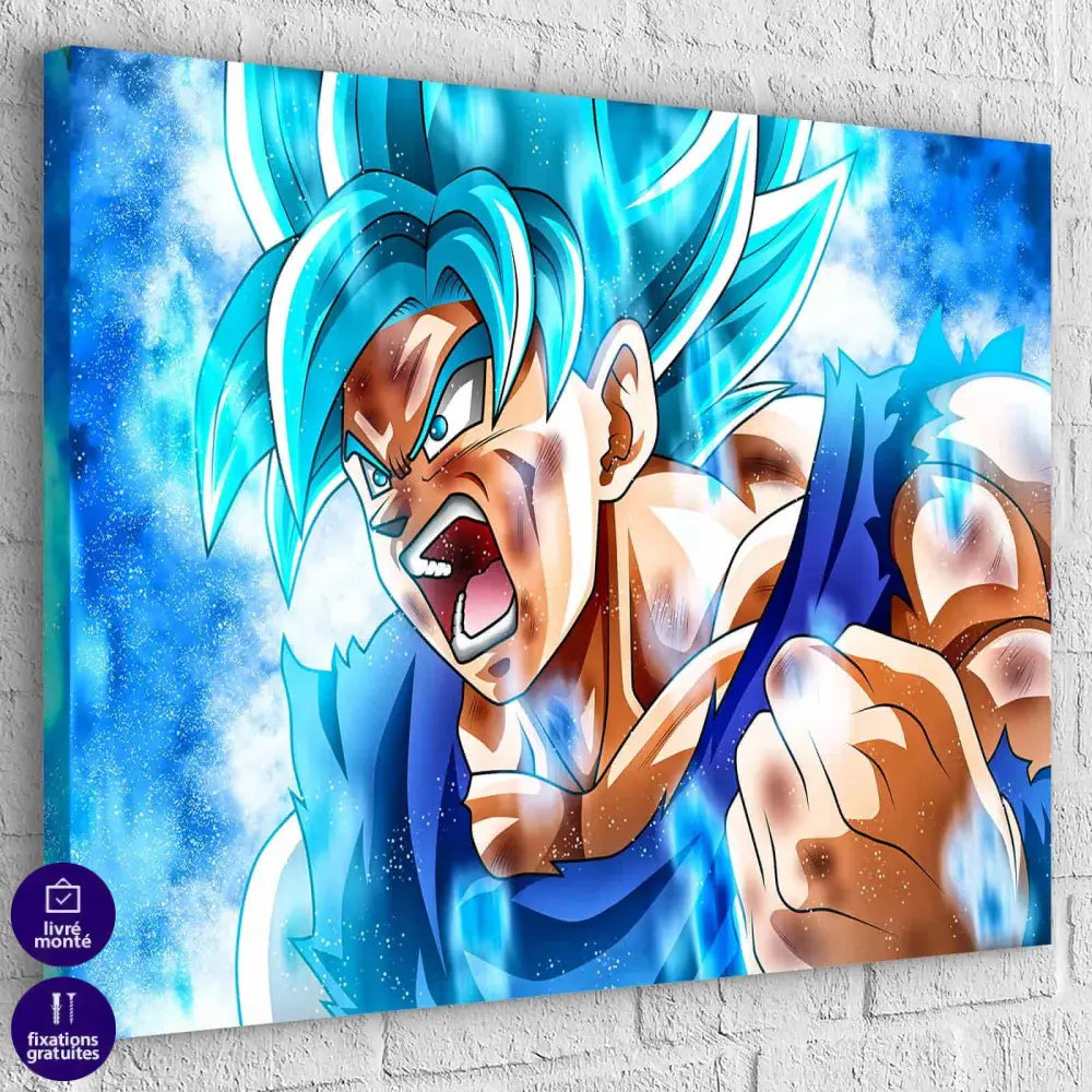 Tableau Dragon Ball La fureur de Goku - Montableaudeco
