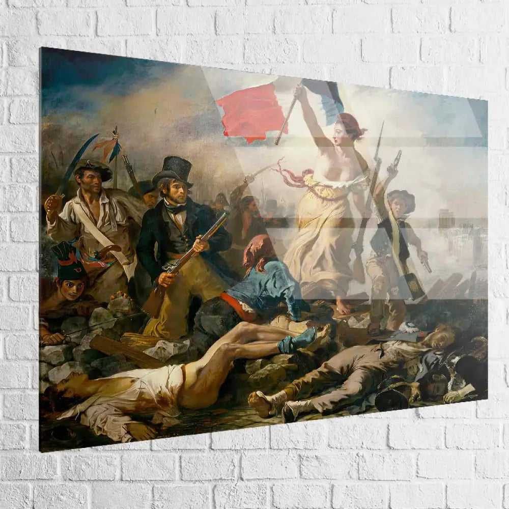 Tableau plexiglas brillant – La Liberté guidant le Peuple
