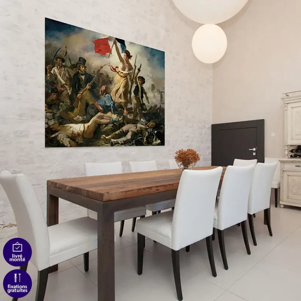 Tableau historique français – La Liberté au drapeau tricolore