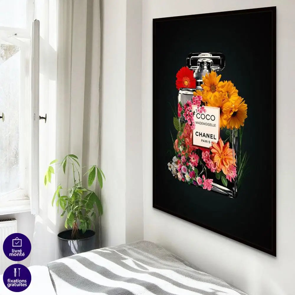 Tableau Fashion COCO CHANEL N°5 - Montableaudeco